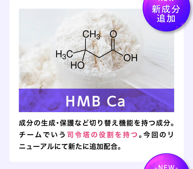 HMBca増強を底上げ